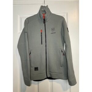 Helly Hansen Workwear Polartec‎ Women's Fleece Jacket XS Gray Full Zip Cascade